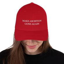 Load image into Gallery viewer, Make Abortion Gone Again MAGA Structured Cap
