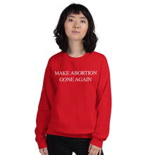 Load image into Gallery viewer, Make Abortion Gone Again MAGA Unisex Sweatshirt

